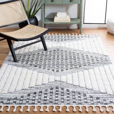 Tapis performance à poils longs style marocain