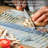 Coastal Sanctuary Designer Flexible Plastic Cutting Board Mat 15" x 11.5"