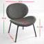 Fauteuil d'appoint rembourré Anson-1122394337