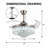 Jadarien Ceiling Fan with LED Lights-1009666309