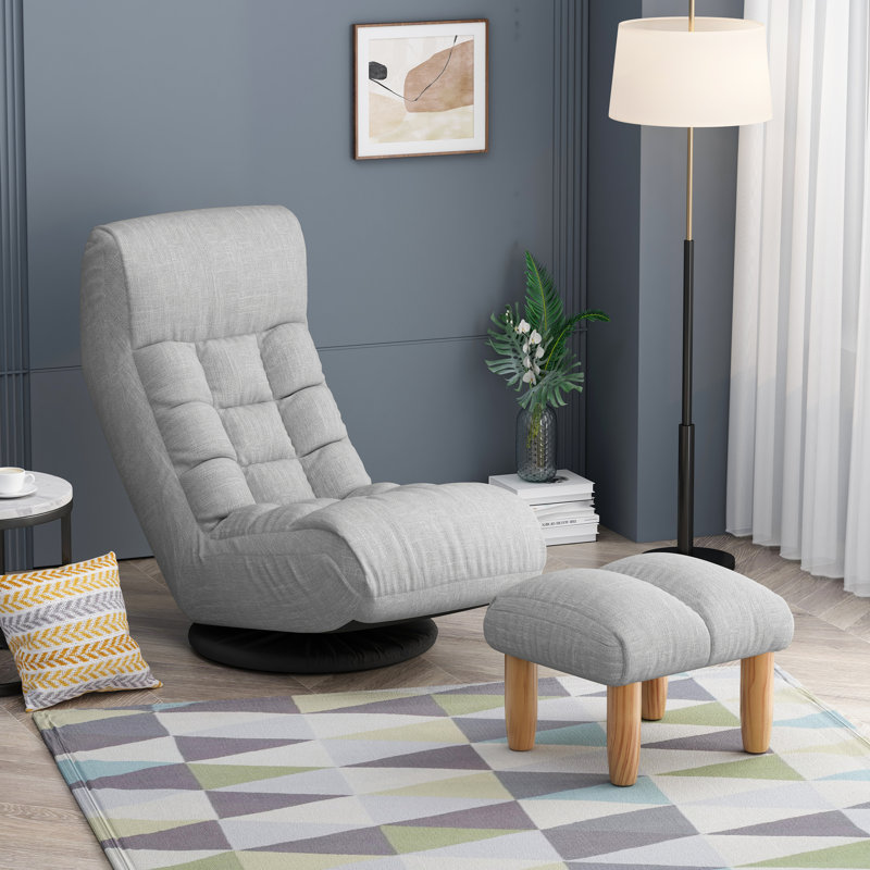 Fauteuil de jeu inclinable Trule, Gris
