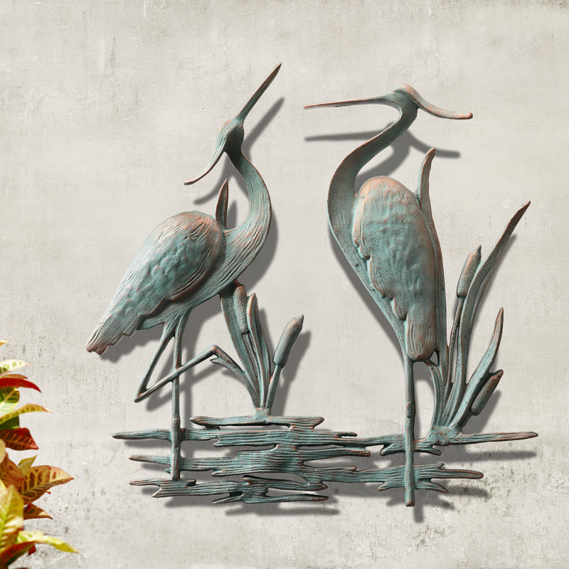 Heron Aluminum Wall Decor