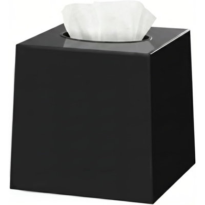 Dwellza Home Square Plastic Tissue Box Cover