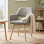 Chaise avec accoudoirs rembourrée Philodendron