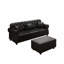Canapé Chesterfield 82,6 po Mid-Century-392684086