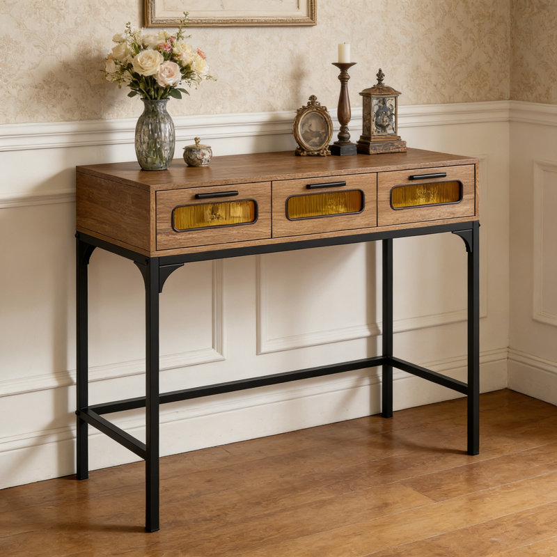 90cm Console Table, Natural