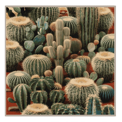 Machine Washable Botanical Brown Area Rug