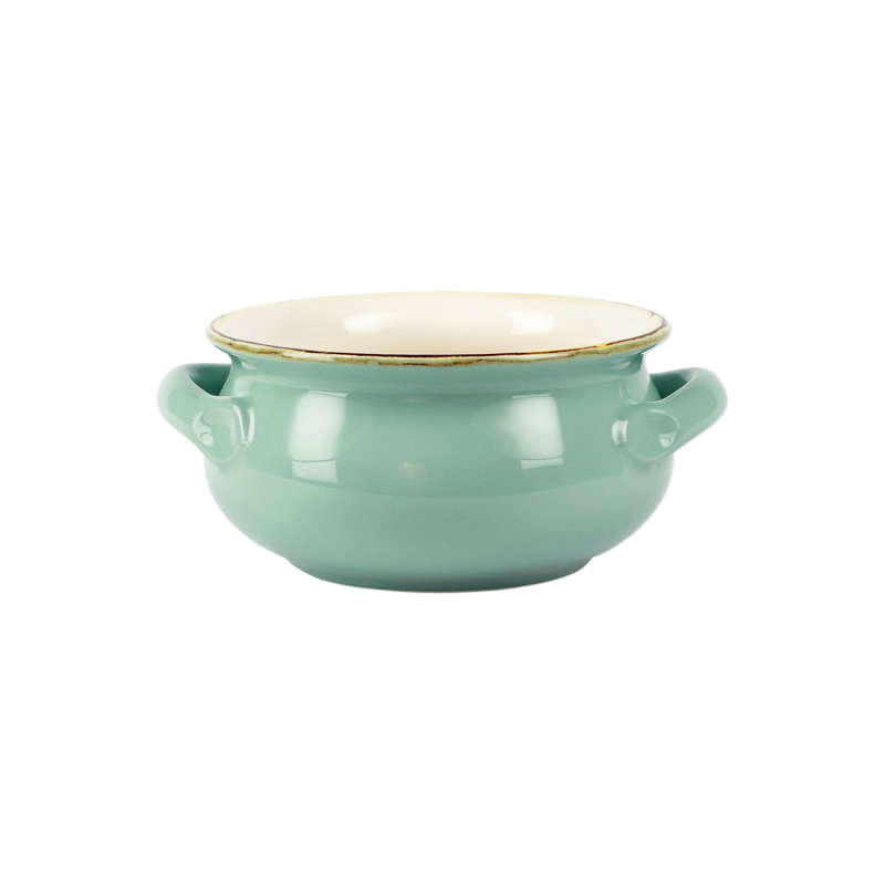 Italian Bakers Round Stoneware Baker