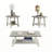 Tevis 3-Piece Wood Coffee Table with Shelf-834649704-834649492