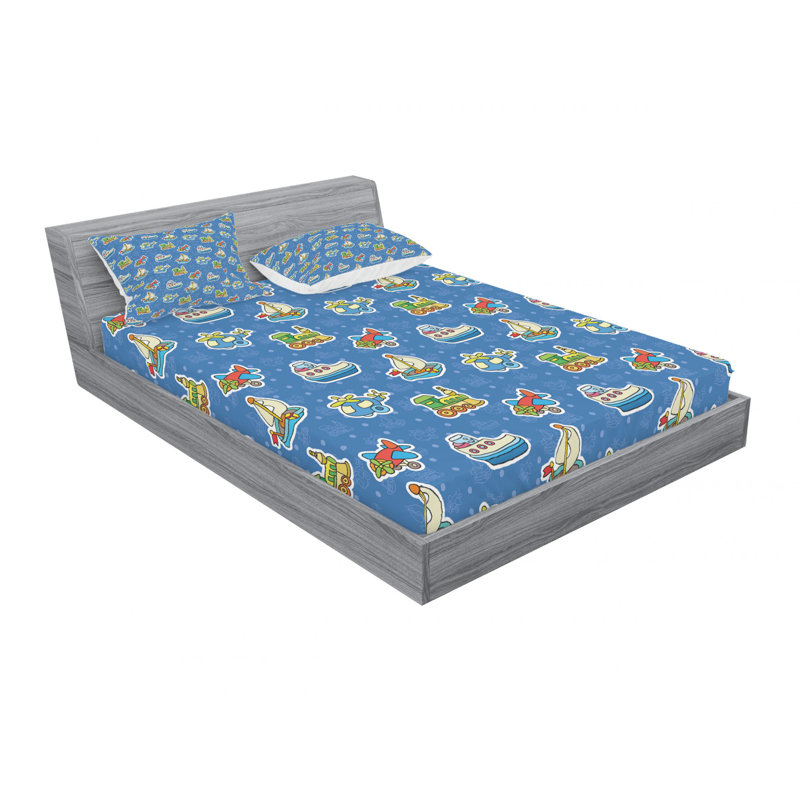 Ensemble de draps jouets, Ensemble de draps pour lit double avec un drap-hou