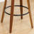 Valerie Set of 2 Wooden Rattan Faux Leather Bar Stools-1305828058-1305828061
