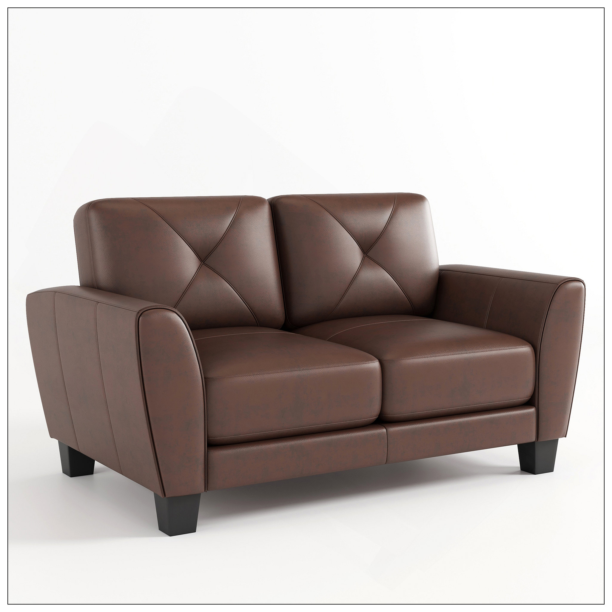 Red Barrel Studio® 62" Match Loveseat Living Room Coach Transitional ...