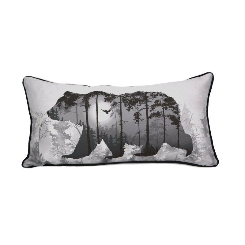 Your Lifestyle by Donna Sharp Timber Bear Rectangle Decorative Throw Pillow