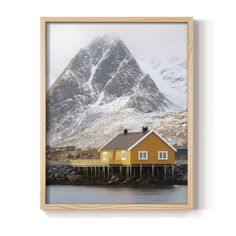 NAUTICAL Series CLV III, reproduction d'art encadrée - bois massif, H 11 po x l 9 po