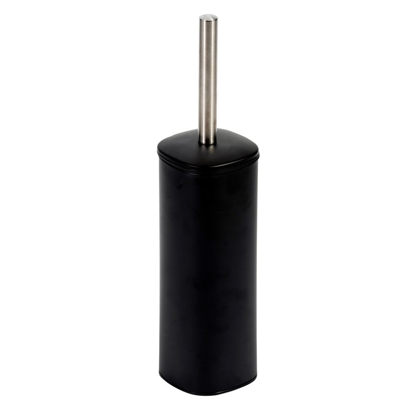 Arkadelphia Stainless Steel Toilet Brush Satin, Black