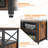 16'' W Metal Nightstand