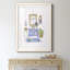«Sketchy Bath II» - peinture encadrée-1157097790-1157097789