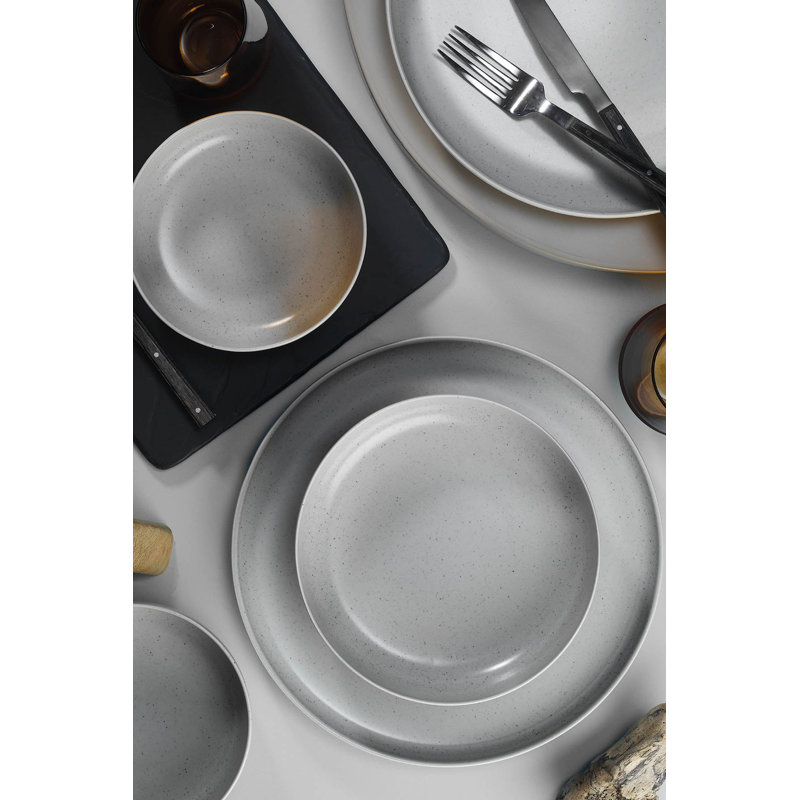 Brigido Piece Dinnerware Set - Service for 6, White