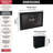 Delta SteamScape Deluxe Square Digital Steam Shower Kit Matte Black, Steam Shower System Kit, Matte Black 5CH-550L-BL (Generator Not Included)-120773701