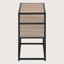 Elegant Nightstand, Nightstand, Modern Accent Table, Bedroom Side Table, Metal End Table With Open Shelf
