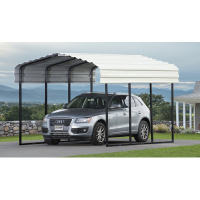 Galvanized Steel Carport, 10X15X9