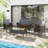 Cartert 3Pcs Outdoor Cushion Cover Set And Patio Seat Cushion Covers, Only Covers-1443181069