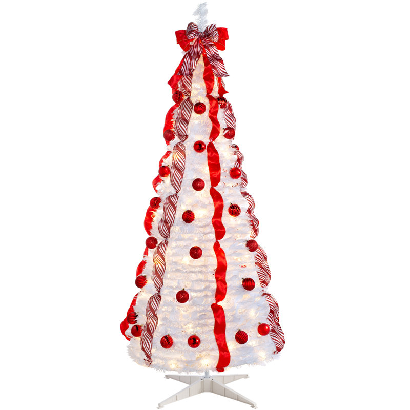 6' H Lighted Artificial Christmas Tree