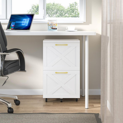 2 Drawer Small File Cabinet With Wheels