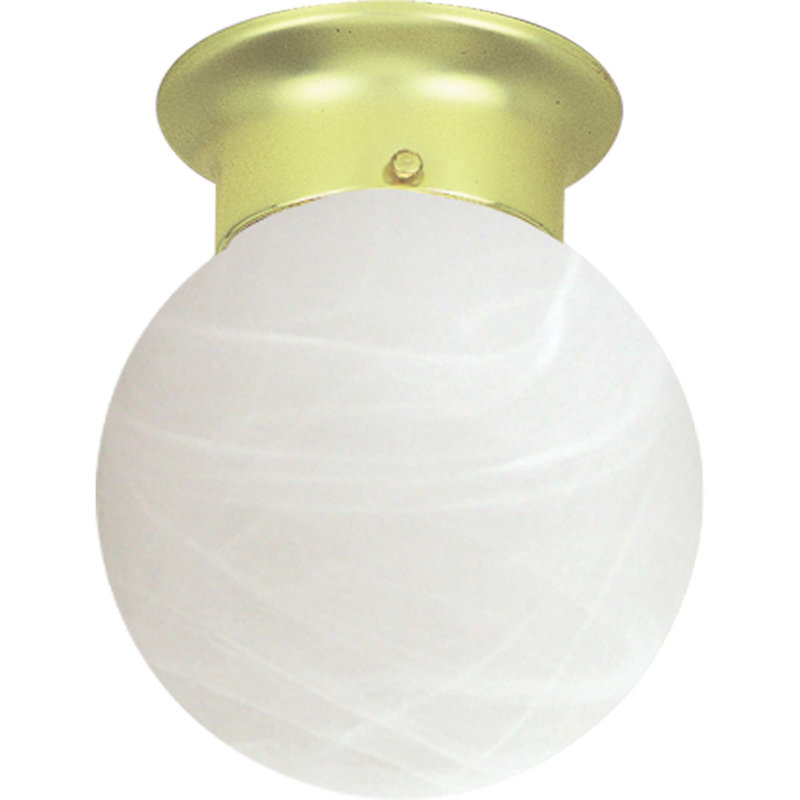 Mini-plafonnier encastré 1 lumière Marti, Laiton poli