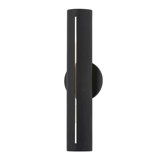 Brandon - 1 Light A Wall Sconce - Textured Black And Soft Black Combo Frame