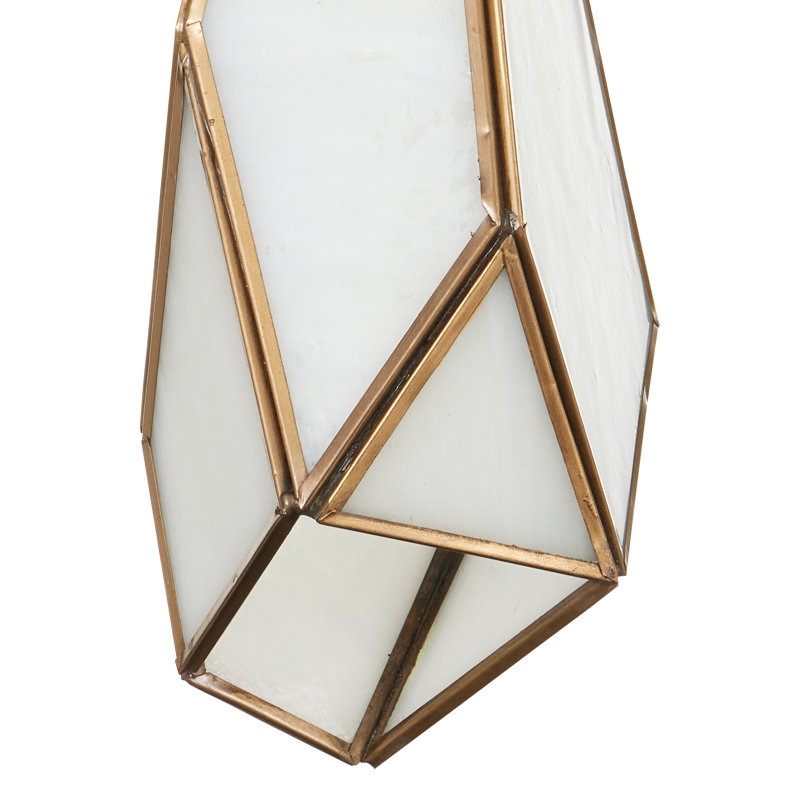Luminaire suspendu rond 7 lumières Glace White
