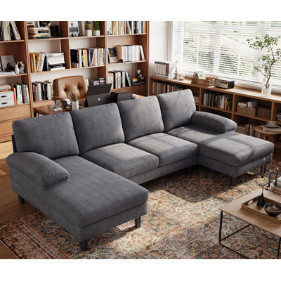 3 - Piece Upholstered Sectional by Ebern Designs