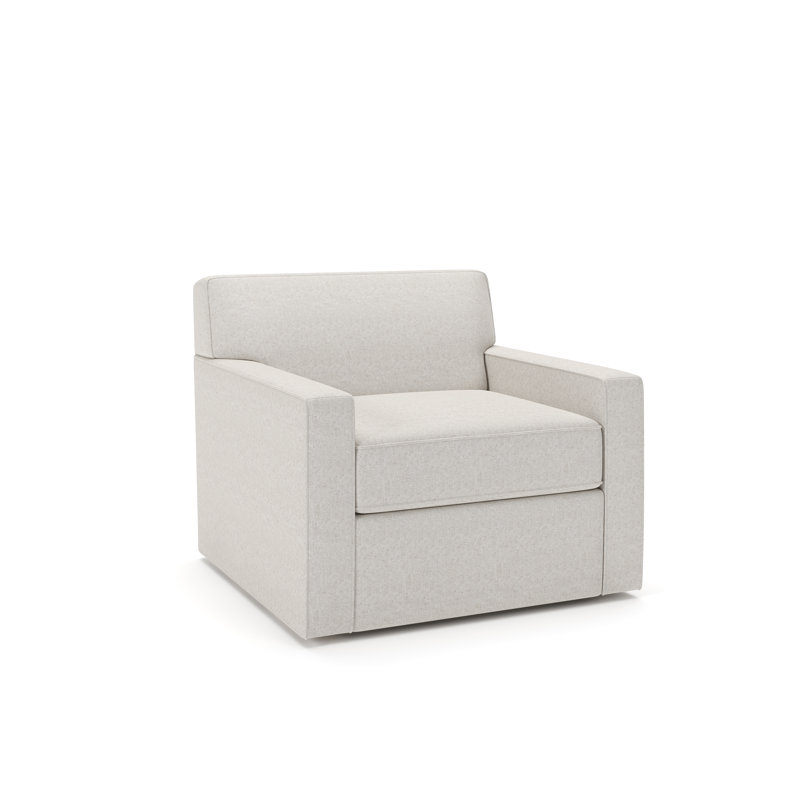 Chaise pivotante Francesca, Macarena Gris clair Tissage de panier