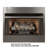 Danny Black Fireplace Insert-2115237951