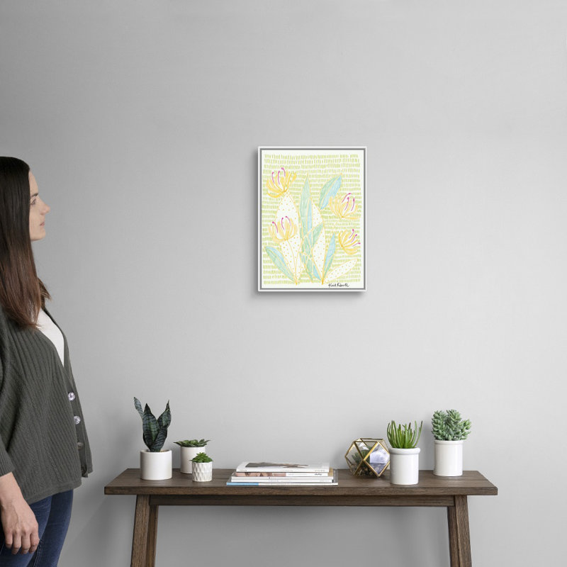 « Honey bunches » par Kait Roberts-impression sur toile, H 18 po x l 14 po x P 1,75 po, Toile blanche encadrée