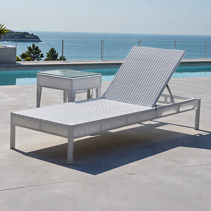 Outdoor beach courtyard leisure recliner