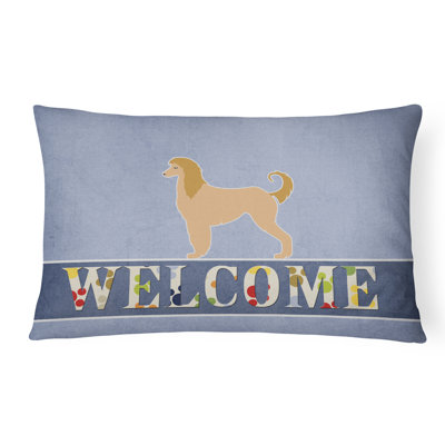 Coussin afghan «Welcome»