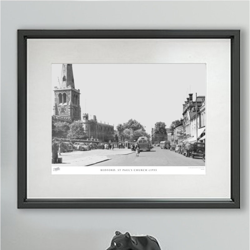 Bedford, St Paul - Single Picture Frame Print, 60cm H X 80cm W x 2cm D
