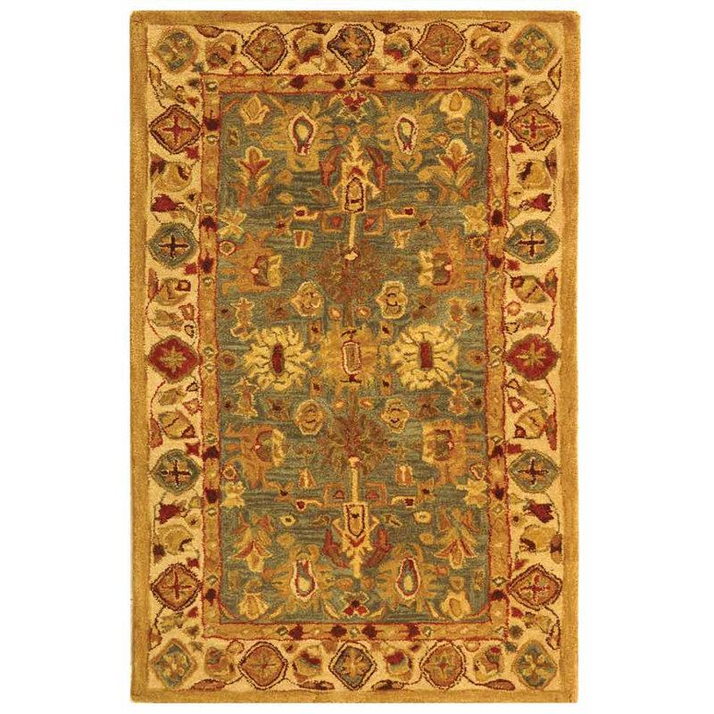 Tingley Hand Tufted Wool Pile Oriental Rug, Rectangle 3' x 5'