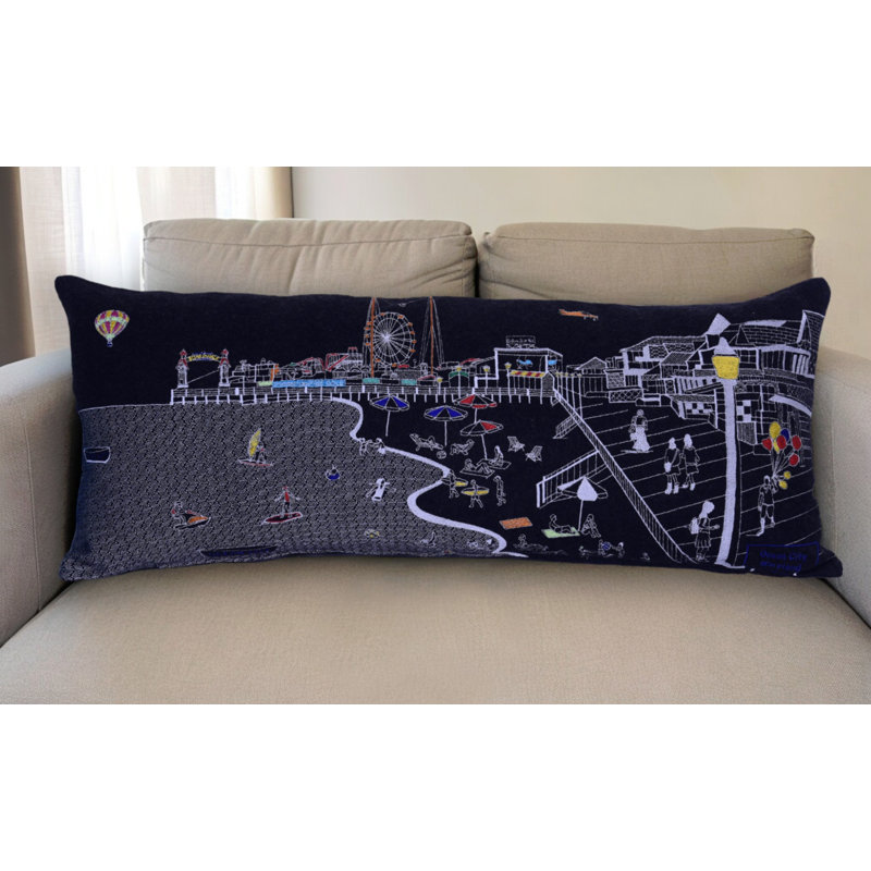 Coussin Ocean City Maryland, Noir