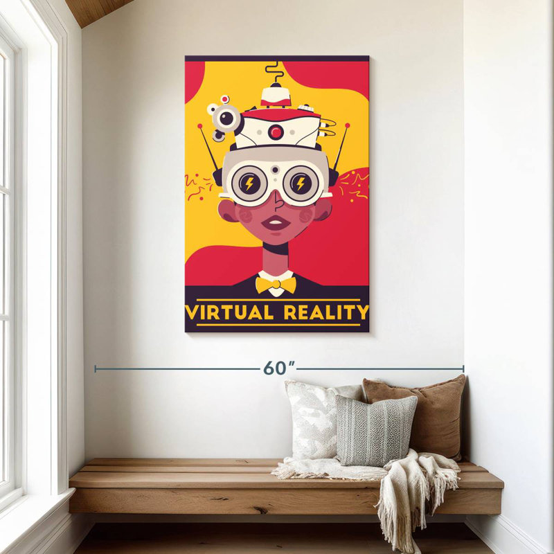 Virtual Reality Poster, 45" H x 30" W