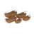 Asilin Seagrass Handmade Decorative and Functional Storage Basket with Metal Handles