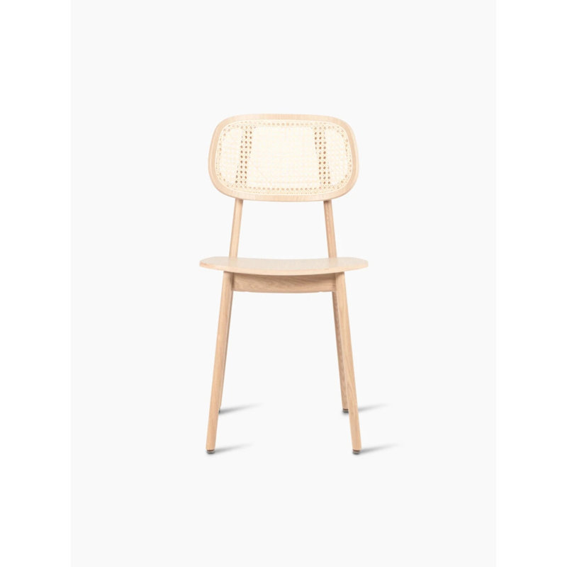 Titus Outdoor Dining Side Chair, Natural