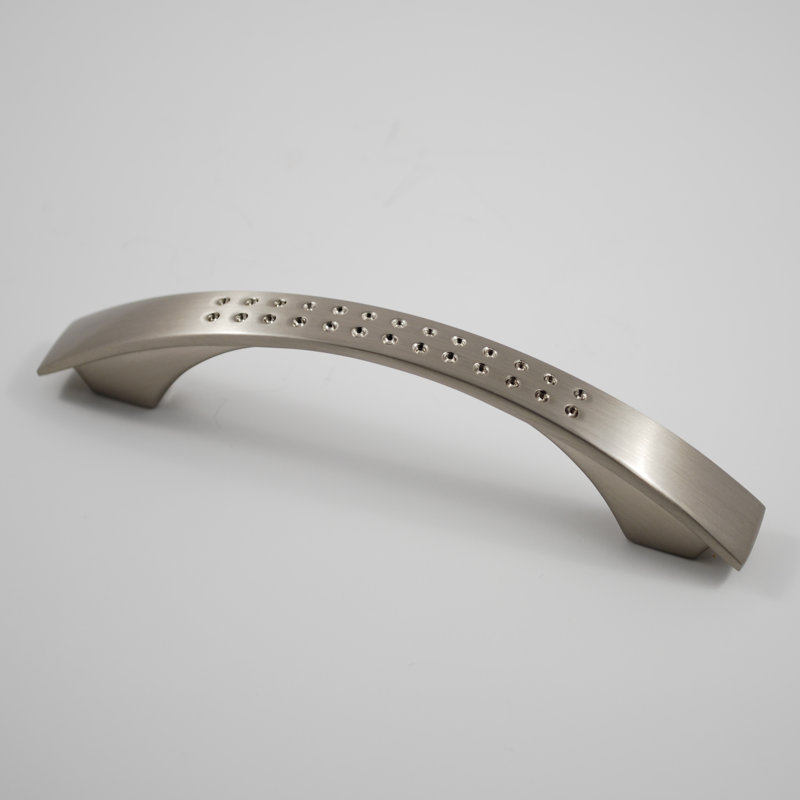 3 3/4" Center to Center Arch pull, Satin Nickel