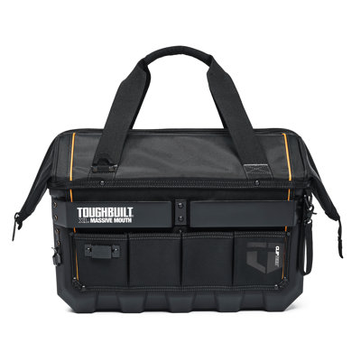  Waterproof Storage Tool Bag Pouch Organizer, XL Massive Mouth, Black