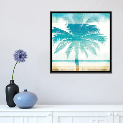 Impression sur toile «Beachscape Palms II»