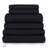 Cotton Blend, Polyester Solid Colour Duvet Cover Set with Pillowcases-421466002-421466003