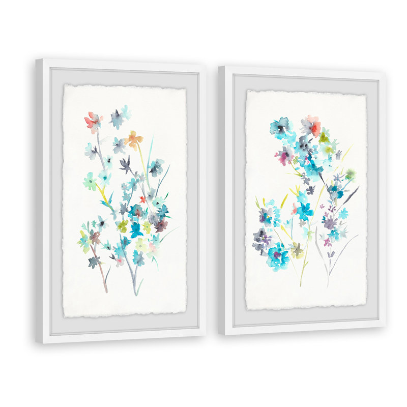 Spring Soiree III - Ensemble de 2 reproductions de cadres photo, H 18 po x l 12 po x P 1,5 po