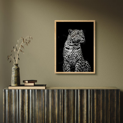Framed Wall Art Animal Print for Nature Home Decor - 11"x14"