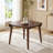 Extendable Round Folding Dining Table for 2-4 People
